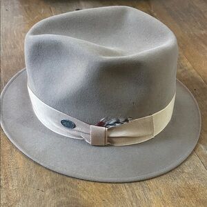 Beaver Brand Hats, 8X beaver fedora, 7 1/2 GUC, Lt. Camel